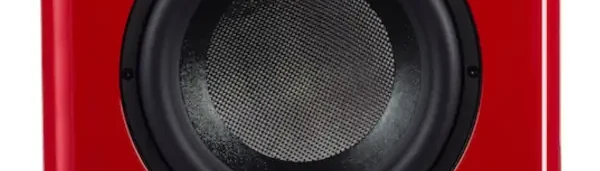 Introducing the T/9x Red Subwoofer: Elevate Your Audio Experience with Italian Elegance