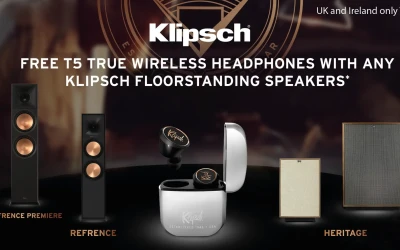 Free Headphones with any Klipsch Floorstanding Speakers