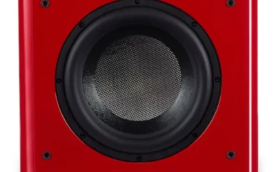 Introducing the T/9x Red Subwoofer: Elevate Your Audio Experience with Italian Elegance