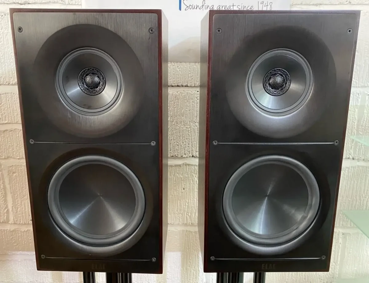 ELAC Adante AS-61RV Standmount Speaker Pair - Rosewood Veneer - Preowned