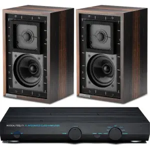 Musical Fidelity A1 Integrated Amplifier and Musical Fidelity LS3/5A Speakers