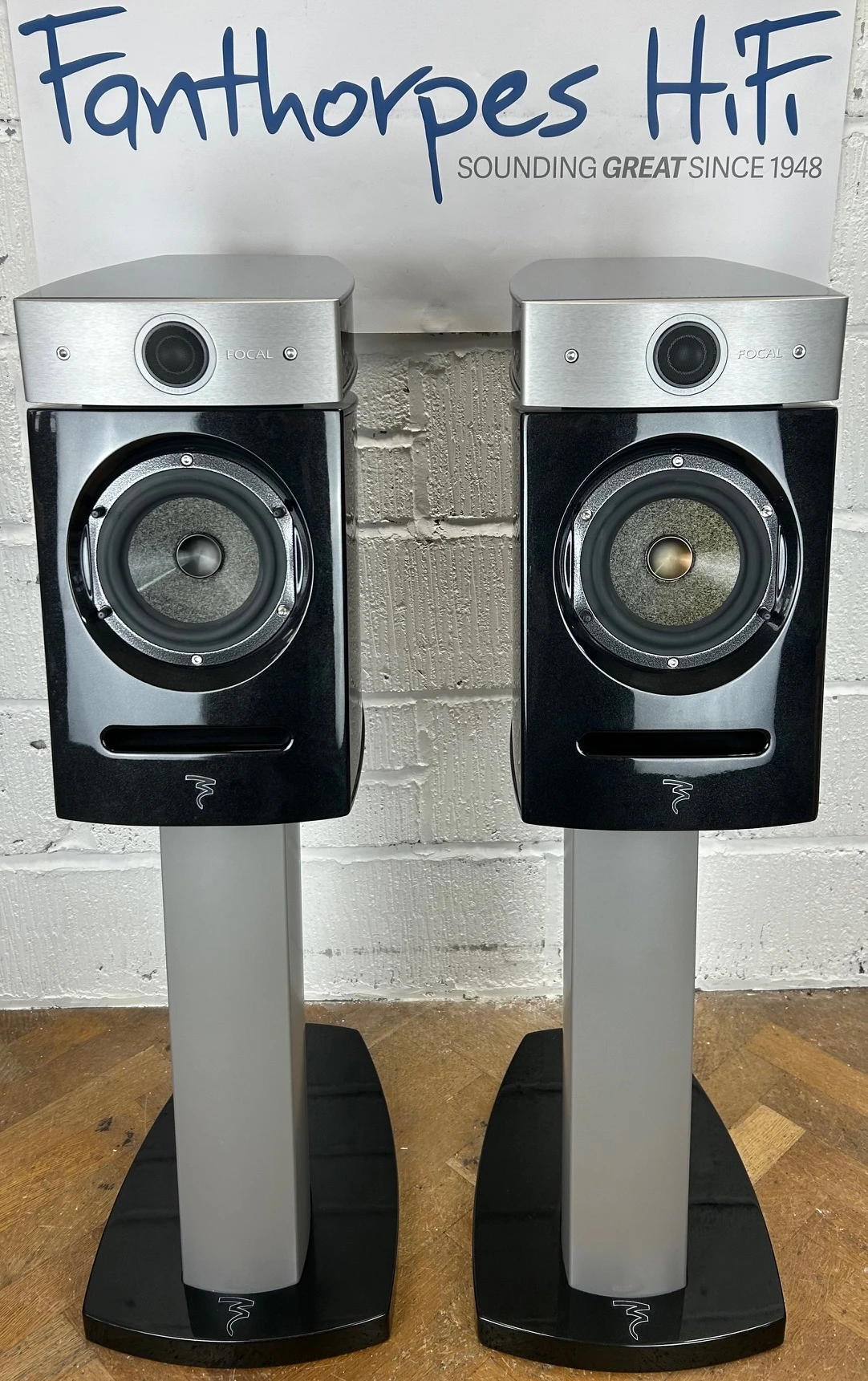 Focal Diablo Utopia 3 Speakers & Stands - Black - Preowned