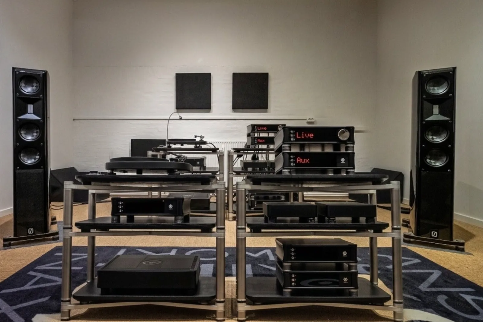 A complete Audio Group Denmark system combining Børresen loudspeakers, Aavik electronics and Ansuz technologies.